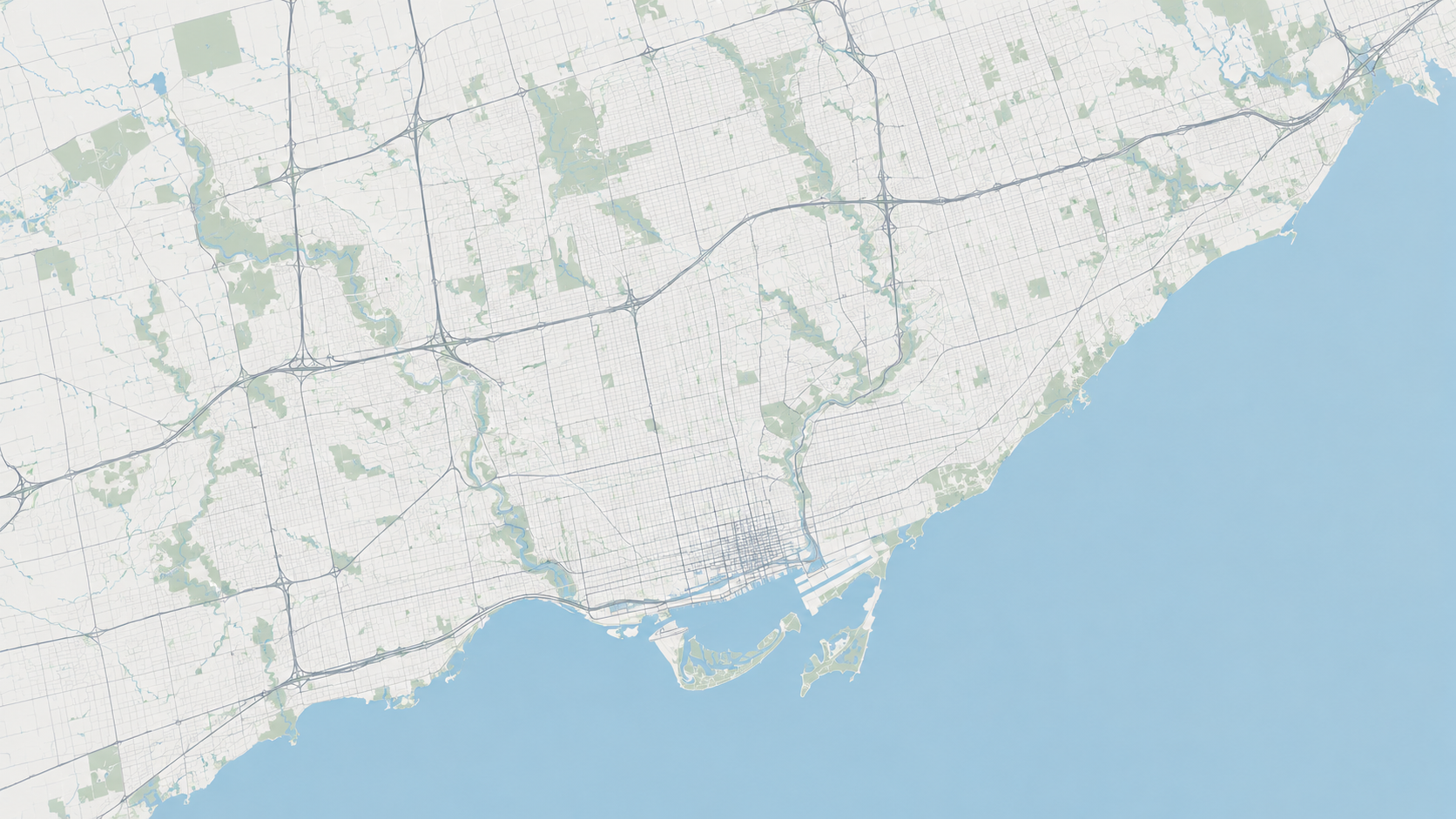 Map of Toronto